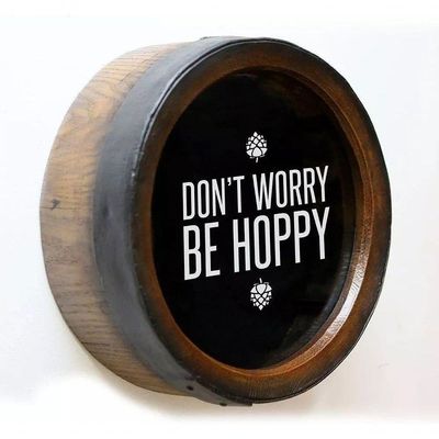 Quadro Decorativo Porta Rolhas Redondo Be Hoppy - Pequeno