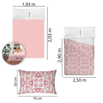 Jogo de Cama King Size 130 Fios Fiori - Laura (7320-3)