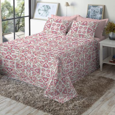 Jogo de Cama King Size 130 Fios Fiori - Laura (7320-3)