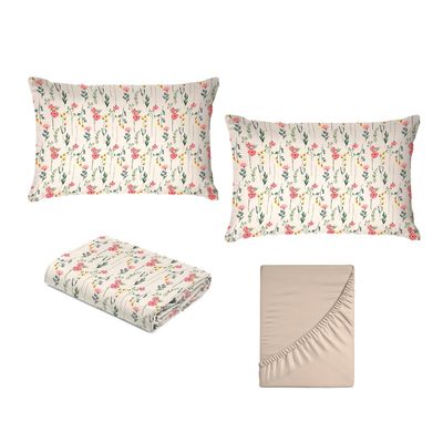 Jogo de Cama King Size 130 Fios Fiori - Rebeca (7629)