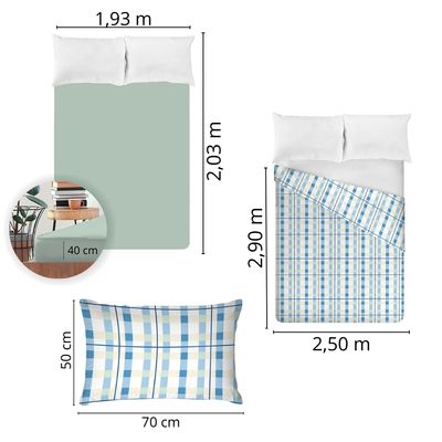 Jogo de Cama King Size 130 Fios Fiori - Rafael (7750)