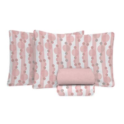 Jogo de Cama King Size 130 Fios Fiori - Alana (7672)