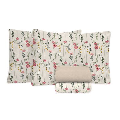 Jogo de Cama King Size 130 Fios Fiori - Rebeca (7629)
