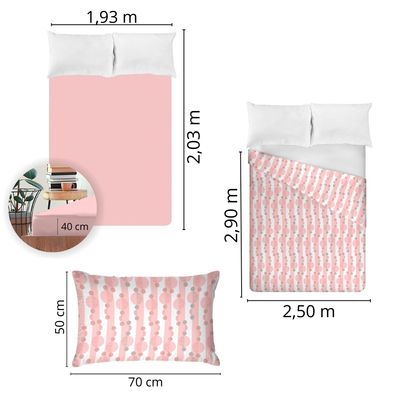 Jogo de Cama King Size 130 Fios Fiori - Alana (7672)