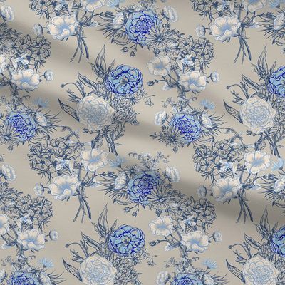 Jogo de Cama King Size 130 Fios Fiori - Cecília (7428-3)