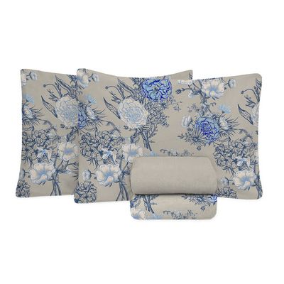 Jogo de Cama King Size 130 Fios Fiori - Cecília (7428-3)