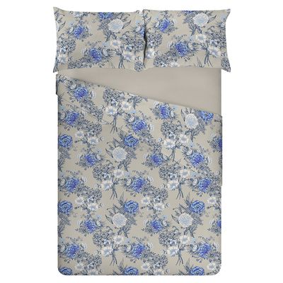Jogo de Cama King Size 130 Fios Fiori - Cecília (7428-3)