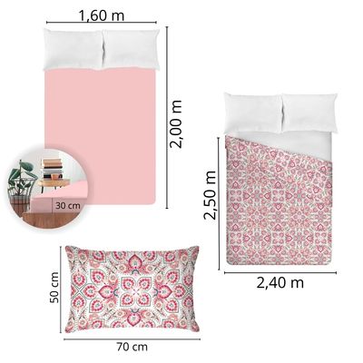 Jogo de Cama Queen Size 130 Fios Fiori - Laura (7320-3)