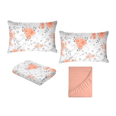 Jogo de Cama King Size 130 Fios Fiori - Vitória (7789)
