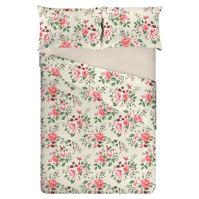 Jogo de Cama Queen Size 130 Fios Fiori - Vania (7316-3)