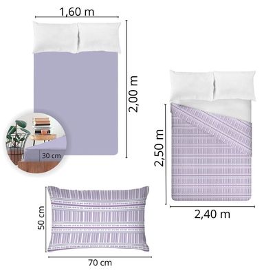 Jogo de Cama Queen Size 130 Fios Fiori - Lorena (7452-3)