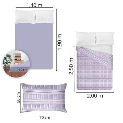 Jogo de Cama Casal 130 Fios Fiori - Lorena (7452-3)