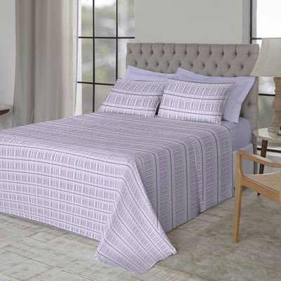 Jogo de Cama Casal 130 Fios Fiori - Lorena (7452-3)