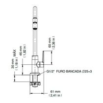Torneira Docol Gali 801306 De Bancada Cromada