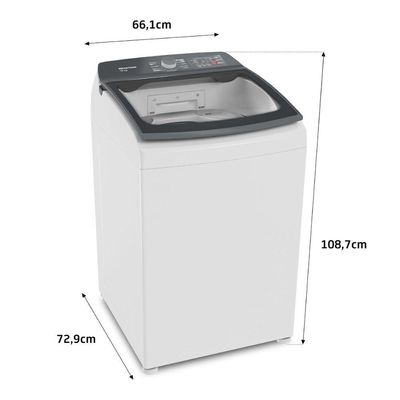 Lavadora Brastemp BWF18AB 18kg Branco 110V