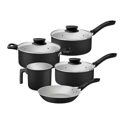 Jogo De Panelas Tramontina Linz 28299005 Preto