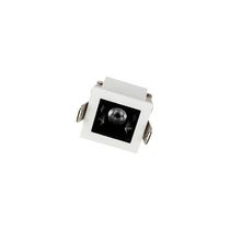 Spot De Embutir Taschibra Arch Pontual Led 2w Bivolt Branco/preto 2700k Luz Amarela 15090430