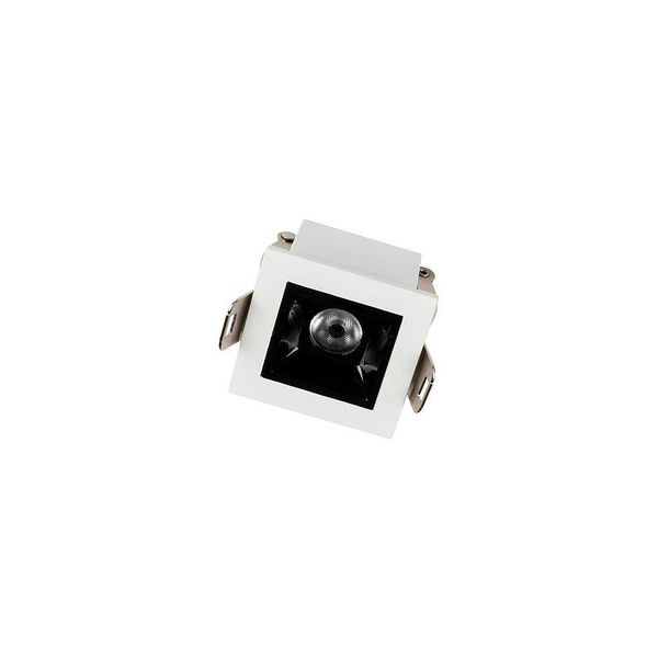 Spot De Embutir Taschibra Arch Pontual Led 2w Bivolt Branco/preto 2700k Luz Amarela 15090430