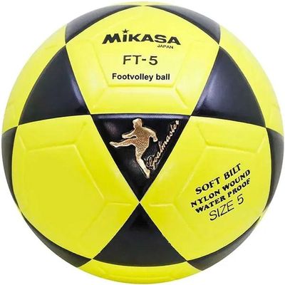 Bola De Futevôlei Mikasa Ft-5 Amarela E Preta - Oficial