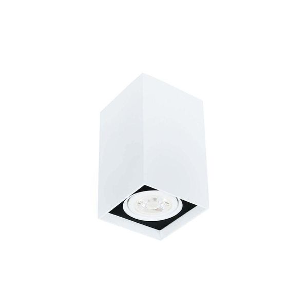 Spot De Sobrepor Newline Cube Par 20 E27 Bivolt Branco Preto