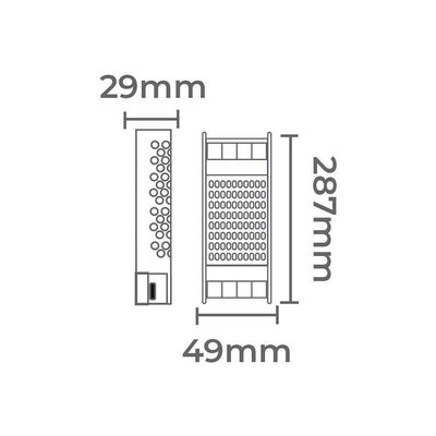 Fonte De Alimentação Chaveada Nordecor Dimerizável 12v 12,5a - 150w 127v Unica 7104