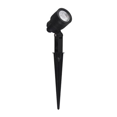Espeto Para Jardim Germany Clear Led 3w Bivolt Preto Luz Verde