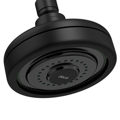 Chuveiro Deca Acqua Plus 1990.bl.std.mt De Parede Black Matte