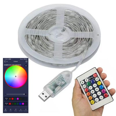 Fita Led Smart Aplicativo Celular 10 Metros Cores Rgb App Telefone Ajustavel Decoraçao Pisca Pisca