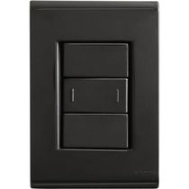 Conjunto 4x2 Com 1 Interruptor Paralelo 10 A 250 V Tramontina Liz Grafite