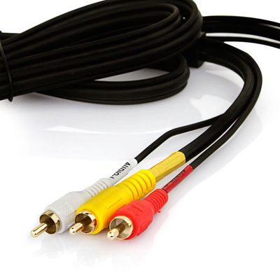 Cabo áudio E Vídeo Coaxial - 1,8 Metro