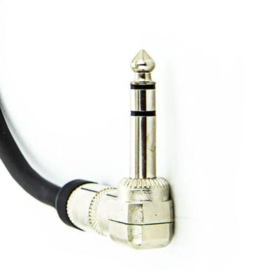 Cabo Adaptador P10 90º X P10 90º Estereo - 3 Metros