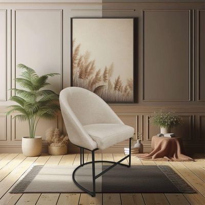Cadeira Poltrona De Jantar Bela Veludo Base Metálica Industrial Preto - Pallazio Cor Azul Marinho