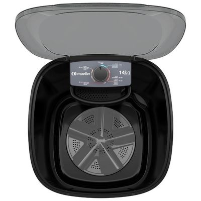 Tanquinho De Lavar Roupa Mueller 14 Kg Semiautomático MLT14B Preto 220V