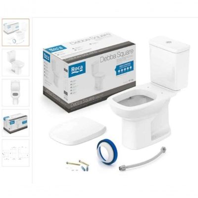 Roca Incepa Kit Vaso Debba Square C-cx Acop Completo Pp Br