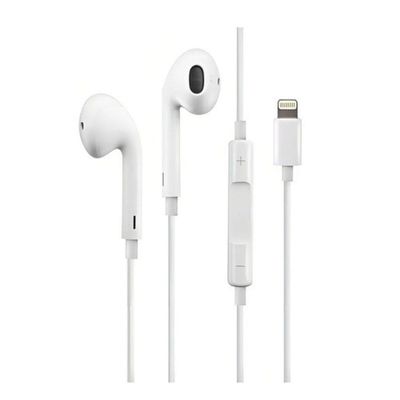 Fone Ouvido Fios Branco Normal Para Iphone 8 Plus