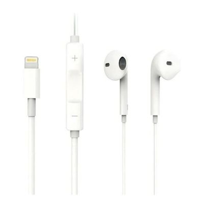 Fone Ouvido Fios Branco Normal Para Iphone 8 Plus