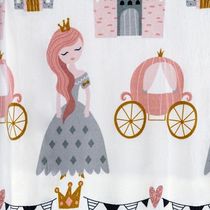 Manta Solteiro Infantil Bouti Kids Flannel Microfibra 1 Peça Little Princess
