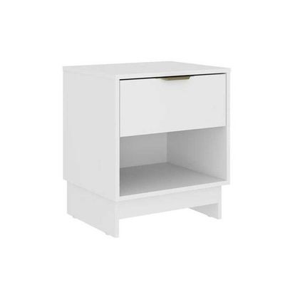 Mesa Cabeceira Casal 1145 Com 1 Gaveta Branco Carraro