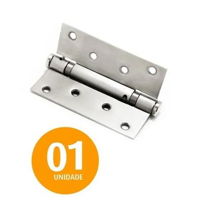Dobradiça Com Mola 4x3 Inox 304 Polido 01 Peça