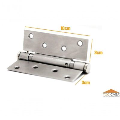 Dobradiça Com Mola 4x3 Inox 304 Polido 01 Peça