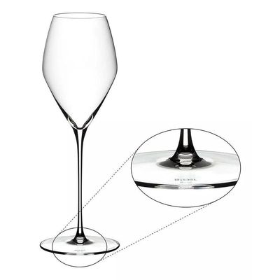 Taça Riedel Veloce Restaurant Rosé Espumante Champanhe 347ml