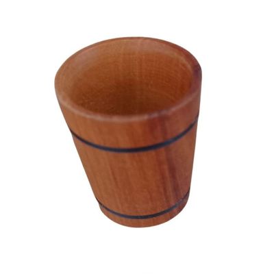 Copo De Madeira Estilo Dose 6X5