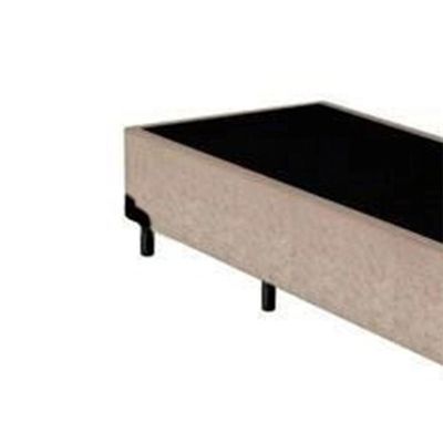 Base Box Solteirão Suede Homequeen Bege 40x96x203