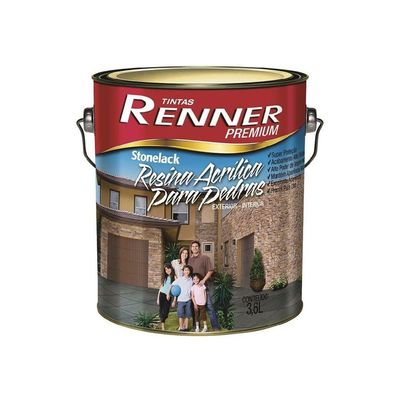 Resina Acrílica Para Pedras Stonelack 3,6 Lts Renner