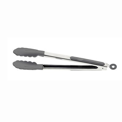 Pegador Térmico Multiuso Para Cozinha Moldê Em Silicone Cinza E Aço Inox 35 Cm - Tramontina 25817161