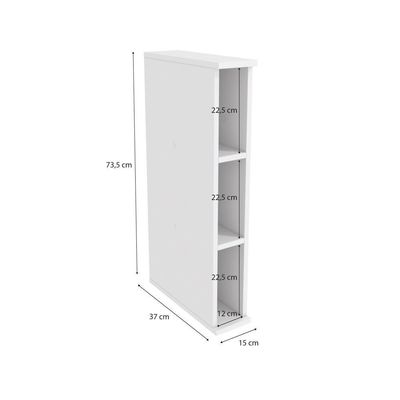 Nicho Aéreo Garrafeiro Kappesberg Celeste 100% Mdf Branco 15cm