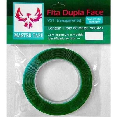 Fita Dupla Face Transp. 6x10m - Master Tape Sem Variação único