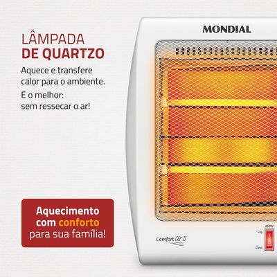 Aquecedor Quartzo Comfort Air Ii Mondial A-15 Aquecedor Quartzo A-15 220v/60hz