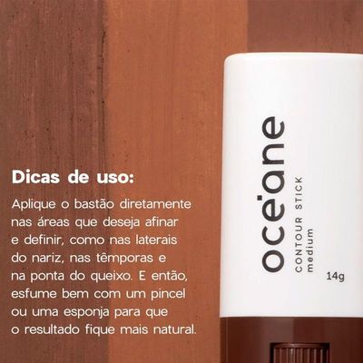 Océane Stick Bf Limited - Contorno Em Bastão Marrom Médio 14g