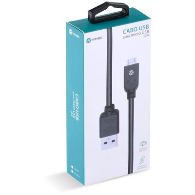 Cabo Usb X Micro Usb B 2.0 1.8m Preto Musb-2